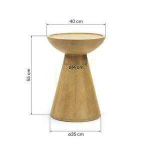 Beistelltisch 40 cm TURI Mangrovenholz small 5