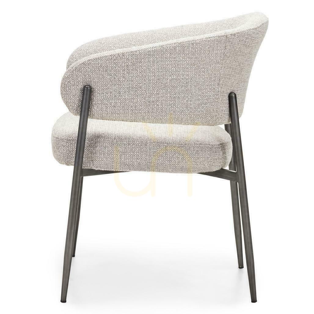 Aussicht UMBRIA Polstersessel Beige mit grauen Beinen UMBRIA Polstersessel Beige mit grauen Beinen