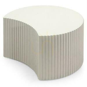 ZOE Grau-Beige Couchtisch-Set mit Rillen 4 ZOE Grau-Beige Couchtisch-Set mit Rillen small 4