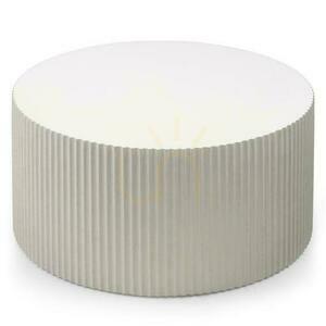ZOE Grau-Beige Couchtisch-Set mit Rillen 5 ZOE Grau-Beige Couchtisch-Set mit Rillen small 5