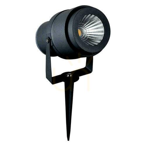 Prüfen V-TAC Garten-LED-Strahler mit Erdspieß VT-857-B schwarz 12 W 3000 K 880 lm