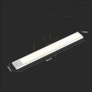 V-TAC 1.5W LED Unterbauleuchte silber Bewegungsmelder USB Laden 30cm VT-8141 3000K 110lm small 5
