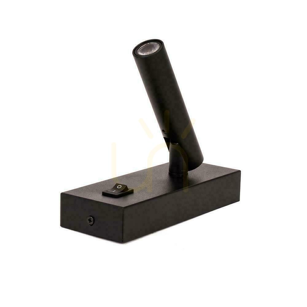Vorschau LED-Leuchte V-TAC 2W Wandleuchte Hotelbettschalter schwarz VT-402 4000K 150lm LED-Leuchte V-TAC 2W Wandleuchte Hotelbettschalter schwarz VT-402 4000K 150lm