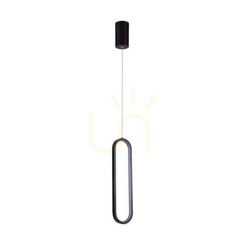 Prüfen V-TAC 13W LED-Pendelleuchte schwarz VT-7829 4000K 1500lm