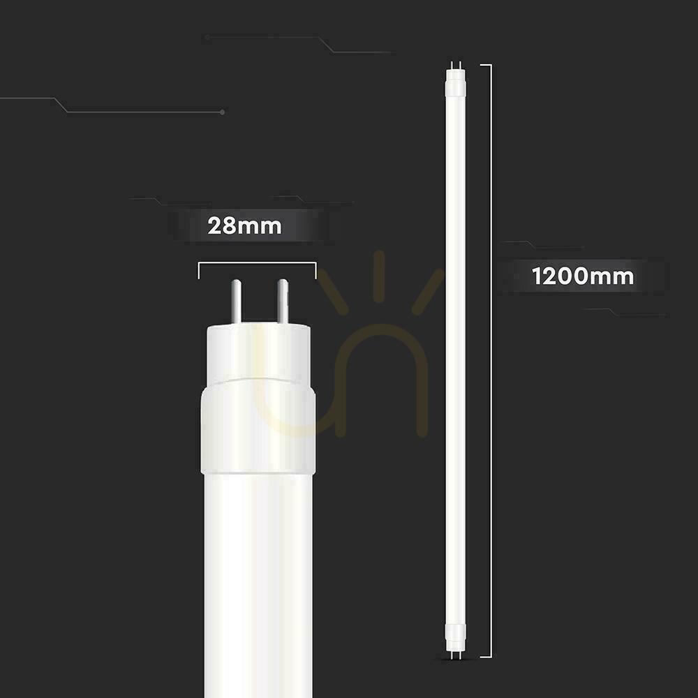 Vorschau LED-Leuchtstoffröhre T8 V-TAC 120cm 16.5W G13 nano plastic 110Lm/w VT-122-N 3000K 1850lm 3 Jahre Garantie LED-Leuchtstoffröhre T8 V-TAC 120cm 16.5W G13 nano plastic 110Lm/w VT-122-N 3000K 1850lm 3 Jahre Garantie