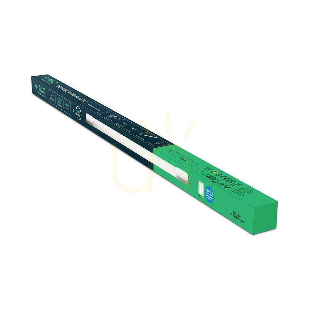 Anzeige LED-Leuchtstoffröhre T8 V-TAC 120cm 16.5W G13 nano plastic 110Lm/w VT-122-N 3000K 1850lm 3 Jahre Garantie LED-Leuchtstoffröhre T8 V-TAC 120cm 16.5W G13 nano plastic 110Lm/w VT-122-N 3000K 1850lm 3 Jahre Garantie