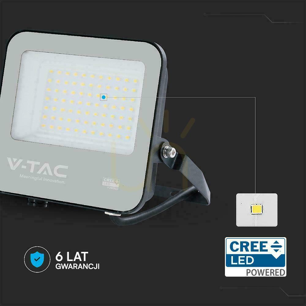 Vorschau V-TAC CREE CHIP 50W LED Projektor 135lm/W schwarzes Gehäuse IP65 VT-4455 4000K 6750lm 6 Jahre Garantie V-TAC CREE CHIP 50W LED Projektor 135lm/W schwarzes Gehäuse IP65 VT-4455 4000K 6750lm 6 Jahre Garantie