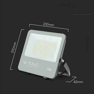 LED-Projektor V-TAC CREE CHIP 100W 135lm/W schwarzes Gehäuse Kabel 1m IP65 VT-44101 3000K 13500lm 6 Jahre Garantie small 3