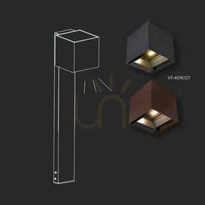 Pfosten 80cm für VT-409CCT Solar-Wandleuchter SKU 23770, 23824, 24063, 24089 Kortenbronze VT-11080 small 2
