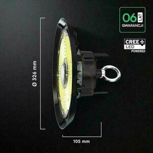 V-TAC LED UFO hohe Bucht CREE CHIP IP65 ALU Leuchte 135Lm/W 200W VT-91202 4000K 27000lm 6 Jahre Garantie small 1