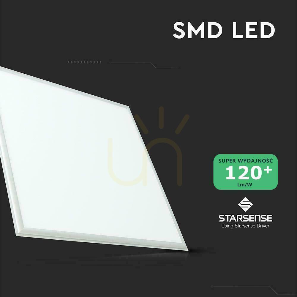 Prüfen LED-Panel V-TAC 40W 600x600 pmma 120Lm/W Starsense-Netzteil VT-6060 4500K 4950lm LED-Panel V-TAC 40W 600x600 pmma 120Lm/W Starsense-Netzteil VT-6060 4500K 4950lm
