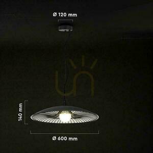 V-TAC G9 LED Leuchte Pendelleuchte fi.600cm schwarz VT-89019 small 2