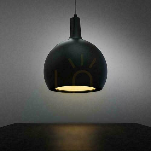 Prüfen V-TAC E27 280x218mm schwarz VT-89020 Pendelleuchte 3 Jahre Garantie