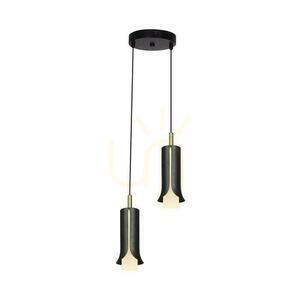 V-TAC 2X10W LED-Pendelleuchte 177x20cm rauchgrau, gold VT-89026 3000K 1200lm small 0