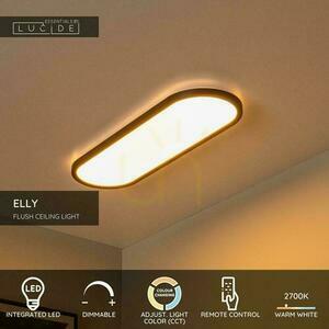 Plafond Lucide ELLY schwarz 60 cm LED dimmbar mit Fernbedienung 07121/24/30 small 2