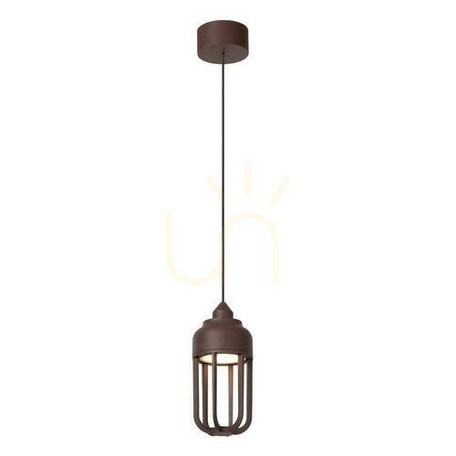 Prüfen Außen-Pendelleuchte Lucide WELLS Braun LED 8W IP54 33810/08/97