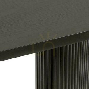 Schreibtisch 140 cm ALREQUIN Schwarz small 3