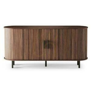 EPIQUE Nussbaum dunkel Kommode mit Lamellen small 0