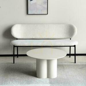 Couchtisch 80 cm LAVANO Grau Beige small 3