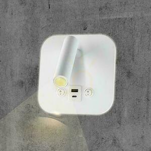 LED-Leuchte V-TAC 8W COB CREE Wandleuchte weiß Hotelbett USB+USB C Schalter VT-80068-W 3000K 830lm 2 Jahre Garantie small 8