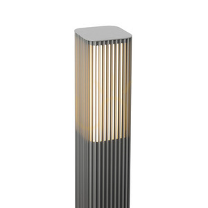 Norlys Astrid 2208AL LED-Pollerleuchte, 85 cm, hellgrau RAL 9006, 3000 K, DALI2, IP65 small 1