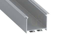 TEKKNI HEDE silbernes Set, 2 m transparenter Lampenschirm small 0