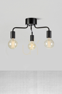 Plafond Markslojd Avery 3-flammig Schwarz Metall 38 cm 108102 small 1