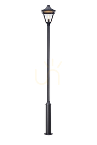 Gartenlaterne Markslojd Dandy 107120 schwarz transparent Aluminium 41 cm small 0