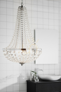 Kronleuchter Markslojd GRANSO 107551 Chrom Kristall IP44 3-flammig 40 cm small 1