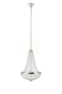 Kronleuchter Markslojd GRANSO 107551 Chrom Kristall IP44 3-flammig 40 cm small 0