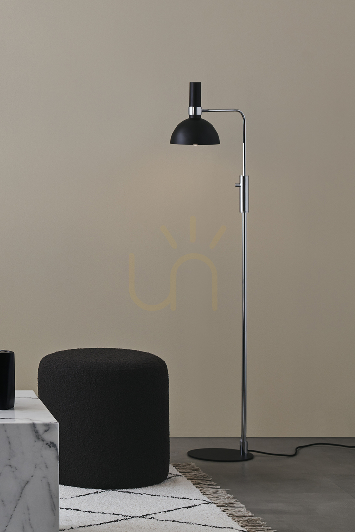 Aussicht Stehlampe Markslojd LARRY 106857 schwarz Metall 146 cm dimmbar Stehlampe Markslojd LARRY 106857 schwarz Metall 146 cm dimmbar