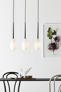 Pendelleuchte Markslojd SALUT 3-flammig Metall/Glas Weiß Schwarz 106808 small 1