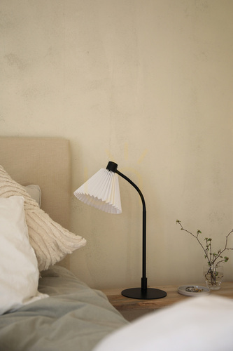 Prüfen Tischlampe Markslojd MIRA 108697 Weiß Stahl Polyester 59 cm