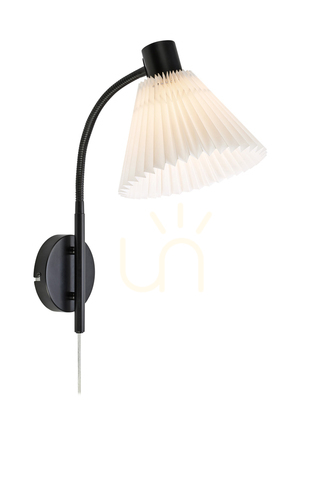 Prüfen Wandlampe Markslojd MIRA 108752 Weiß Stahl Polyester 40x38 cm