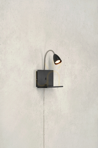 Prüfen Wandleuchte Markslojd Cuarto Schwarz 30x20 cm 108855