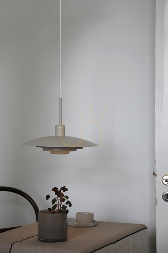 Prüfen Pendelleuchte Markslojd PINY 35 cm Beige Stahl 108875