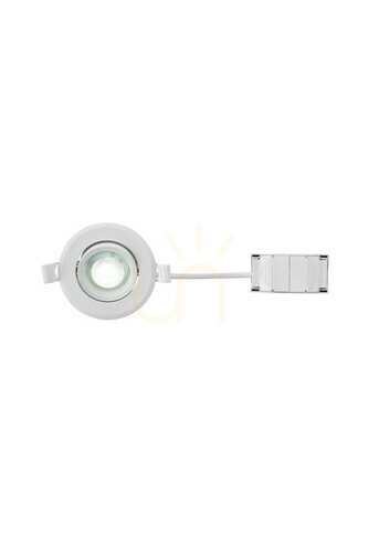 Prüfen Downlight Markslojd Pluto Weiß LED 3000K IP44 9 cm 108884