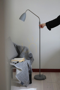Stehleuchte Markslojd PATRO LED grau Stahl 140 cm 108888 small 1