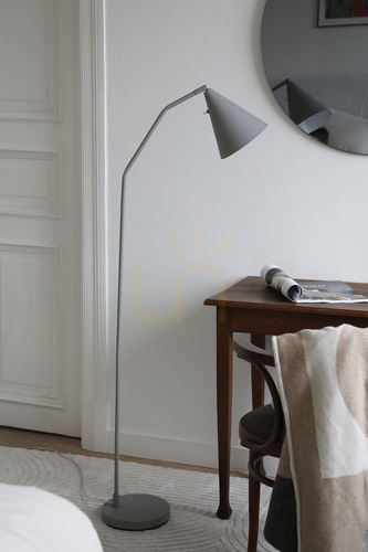 Prüfen Stehlampe Markslojd FUNIL 108891 LED Grau Stahl 144 cm