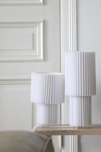 Prüfen Tischlampe Markslojd Catis 108895 Weiß Stahl 32 cm