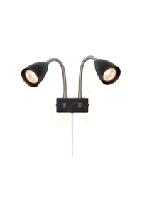 Wandlampe Markslojd CIRO 2-flammig Silber Stahl 108901 small 0