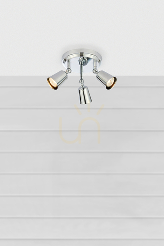 Prüfen Plafond Markslojd Tiny 3L Chrom Stahl 18 cm 108981