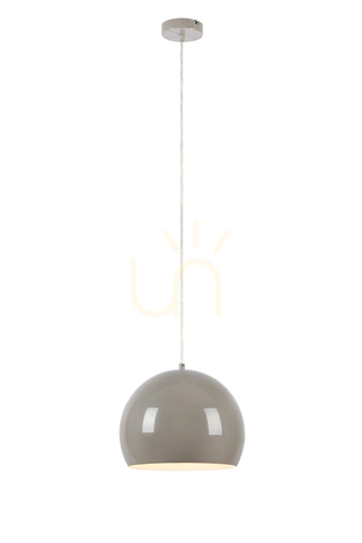 Prüfen Pendelleuchte Markslojd POP Grau Stahl 28 cm 108986