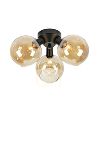 Plafond Markslojd ARTIS 3L Schwarz Stahl 40 cm 108997 small 0