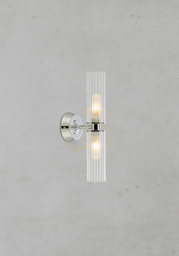 Prüfen Wandleuchte Markslojd Rimini 2L Chrom IP44 Badezimmer 109027
