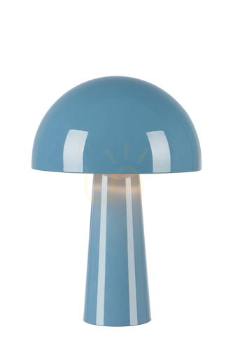 Prüfen Tischlampe Markslojd Mantar Blau Stahl 36 cm 108994