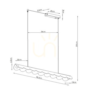 BISCUIT 100 ocker rot LED 3000K Pendelleuchte small 1