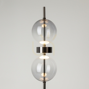 Stehleuchte Maytoni MOON Schwarz Smoky Glas LED dimmbar MOD478FL-L15B3K small 4