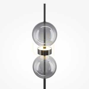 Stehleuchte Maytoni MOON Schwarz Smoky Glas LED dimmbar MOD478FL-L15B3K small 7