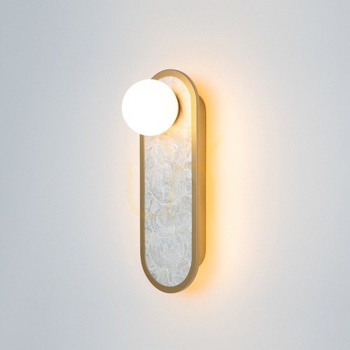 Prüfen LED-Wandleuchte Maytoni Perlamour MOD473WL-L20BSK messingfarben 20 W